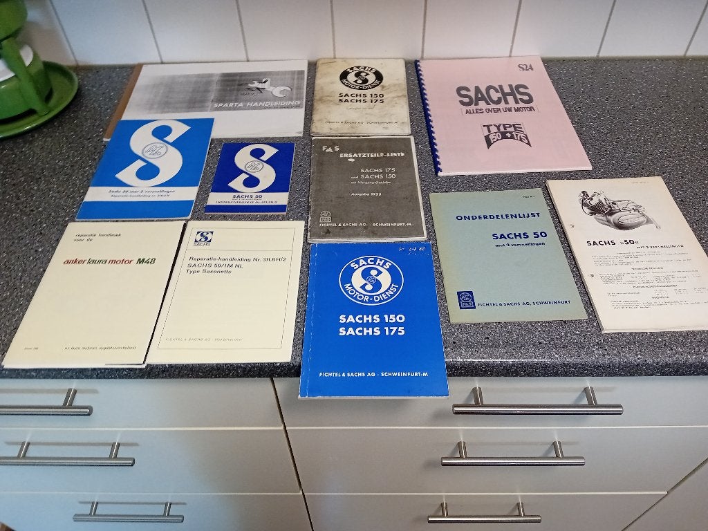 Sachs boekjes Div, Ophalen of Verzenden, Gebruikt, Blok, Sparta