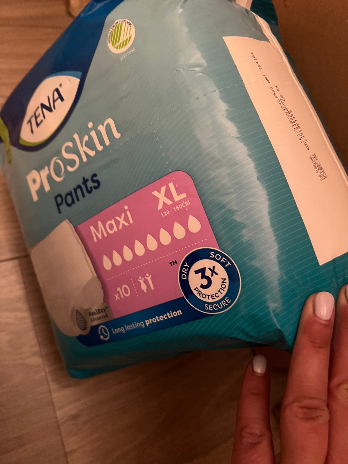 Tena proskin xl incontinentieluiers 16 pakken van 10 stuks, Ophalen of Verzenden, Nieuw