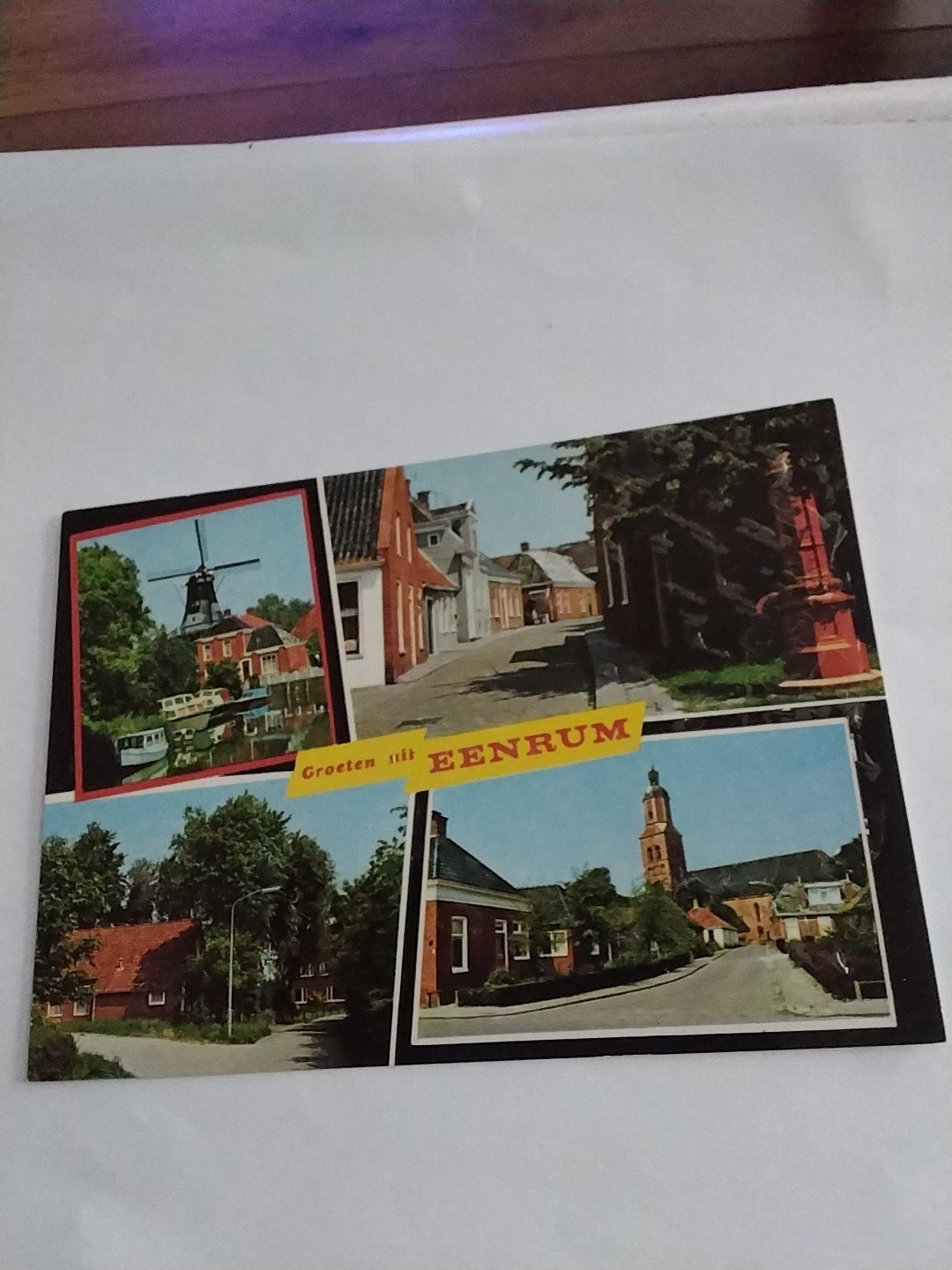 Ansichtkaart Eenrum - Molen, Kerk en Dorpsgezichten, Verzamelen, Ophalen of Verzenden, 1960 tot 1980, Gelopen, Groningen