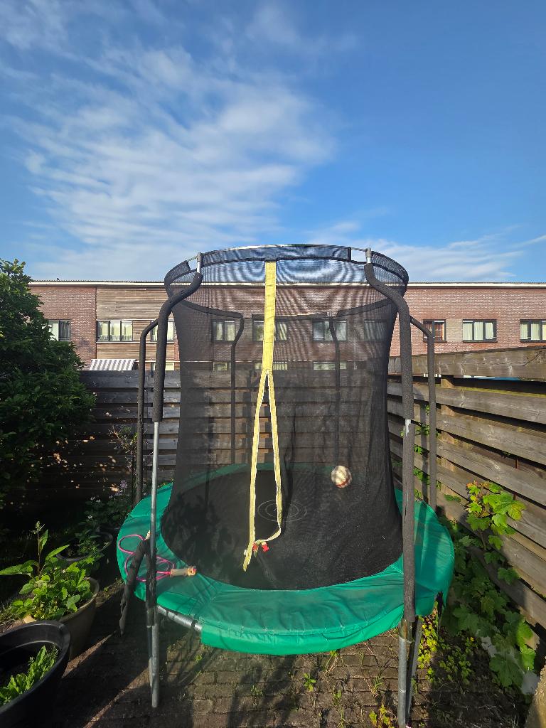 Trampoline, Kinderen en Baby's, Speelgoed | Buiten | Trampolines, Ophalen, Gebruikt