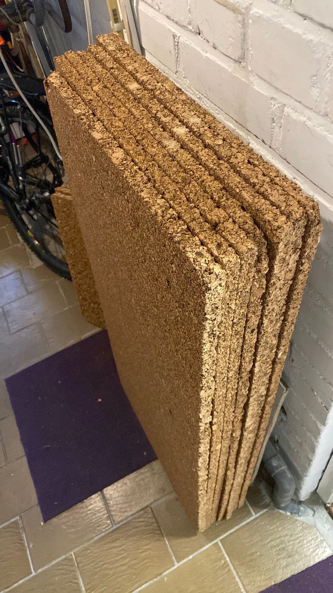 Kurkplaten 100/50/2 cm, Doe-het-zelf en Verbouw, Ophalen, Zo goed als nieuw