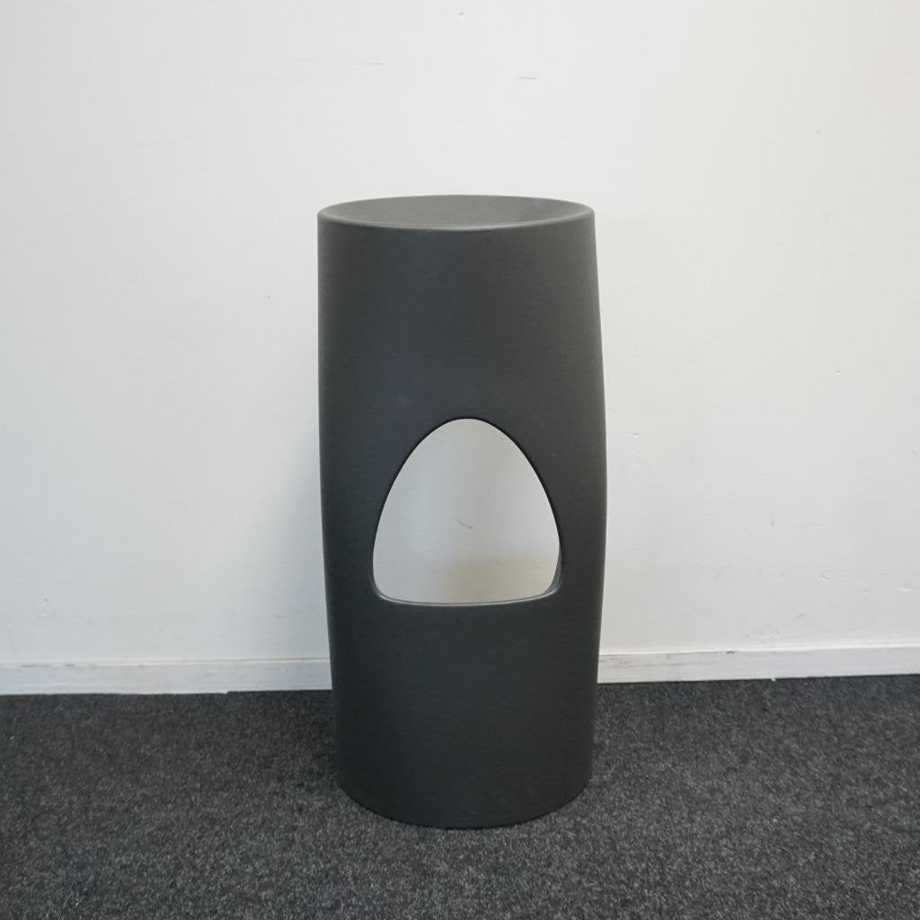 Mobles114 Barcelona Flod Design Barkrukken |Antraciet | 77cm, Kunststof, -, -, 60 tot 90 cm