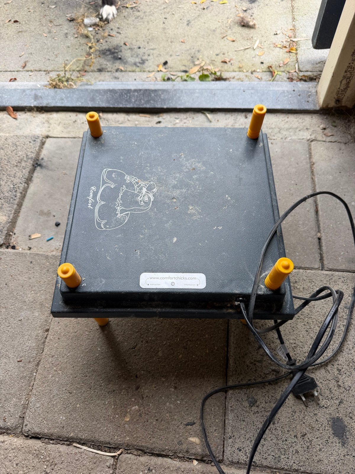 Warmteplaat kuikens WP30, Ophalen