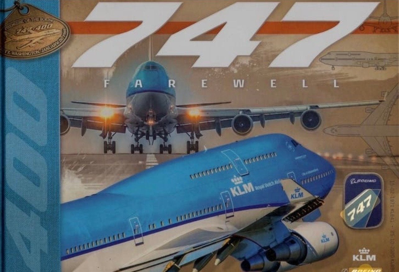 Klm boeing 747 Farewell book Een eerbetoon aan de Boeing 747, Ophalen of Verzenden, Nieuw, Prentenboek