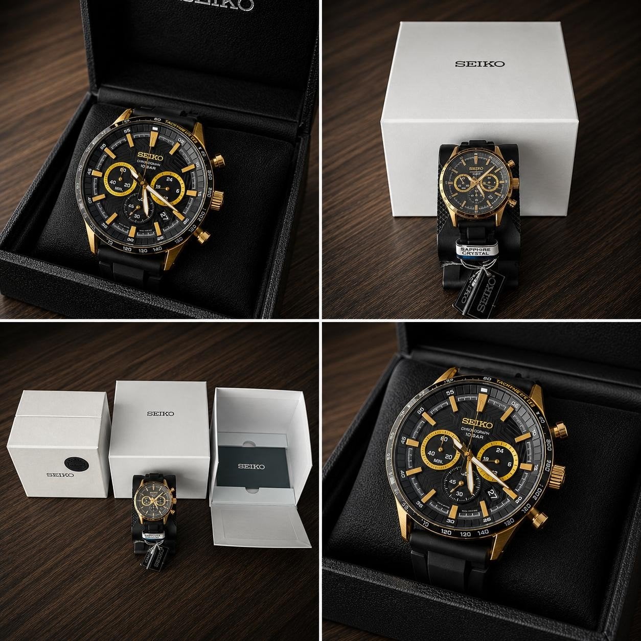 Seiko SSB446P1 Herenhorloge Chronograph – NIEUW – Factuur, Ophalen, Staal, Polshorloge, Nieuw