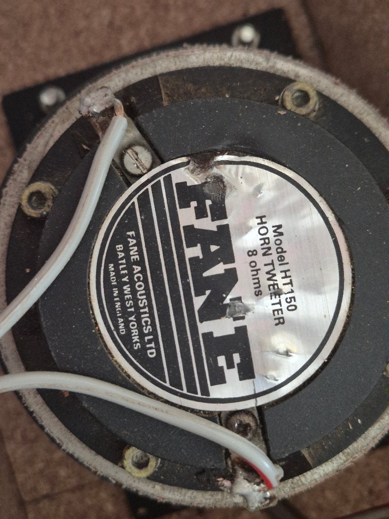 Eminence kappa 15a driver en 2x Fane HT150, Gebruikt, 120 watt of meer, Front, Rear of Stereo speakers, Ophalen