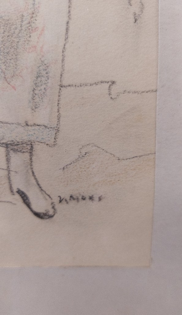 Tekening Kees Maks(1876-1967) "Clowns", Ophalen, Tekening, Gemengde techniek