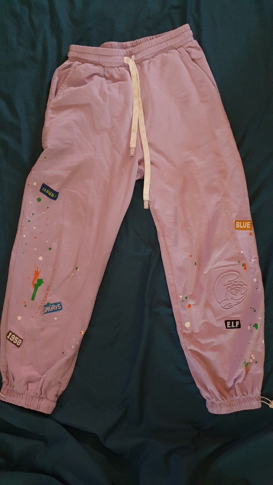 smurfen joggingbroek, Ophalen of Verzenden, Zwart, Lang
