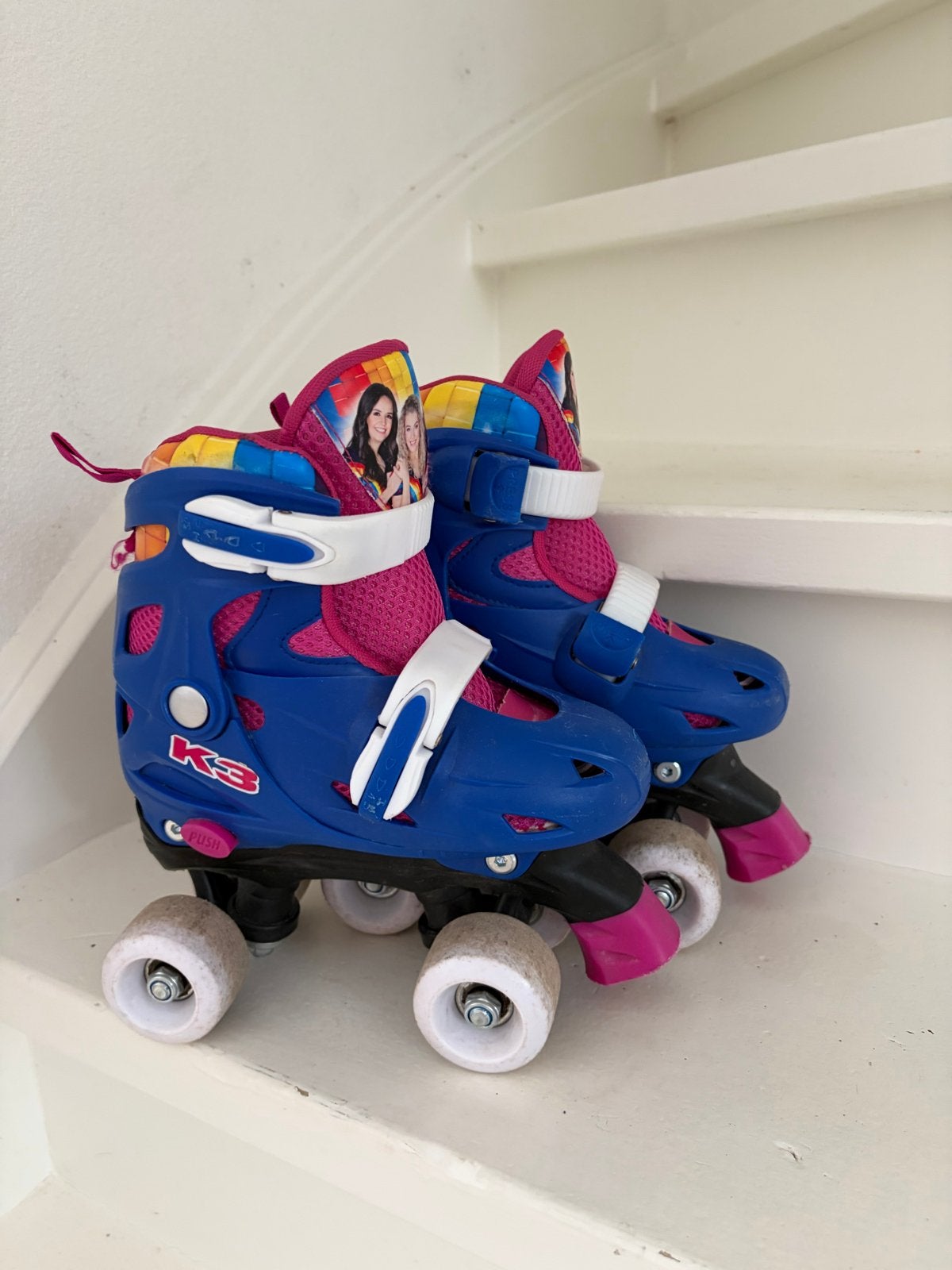 K3 rolschaatsen verstelbaar maat 30-33, Ophalen, Verstelbaar, Gebruikt, Kinderen