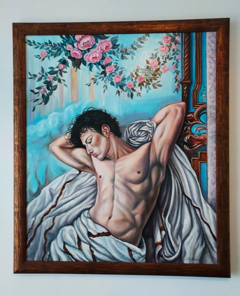 Mannelijk naakt-Alfonso Moreno, Antiek en Kunst, Ophalen
