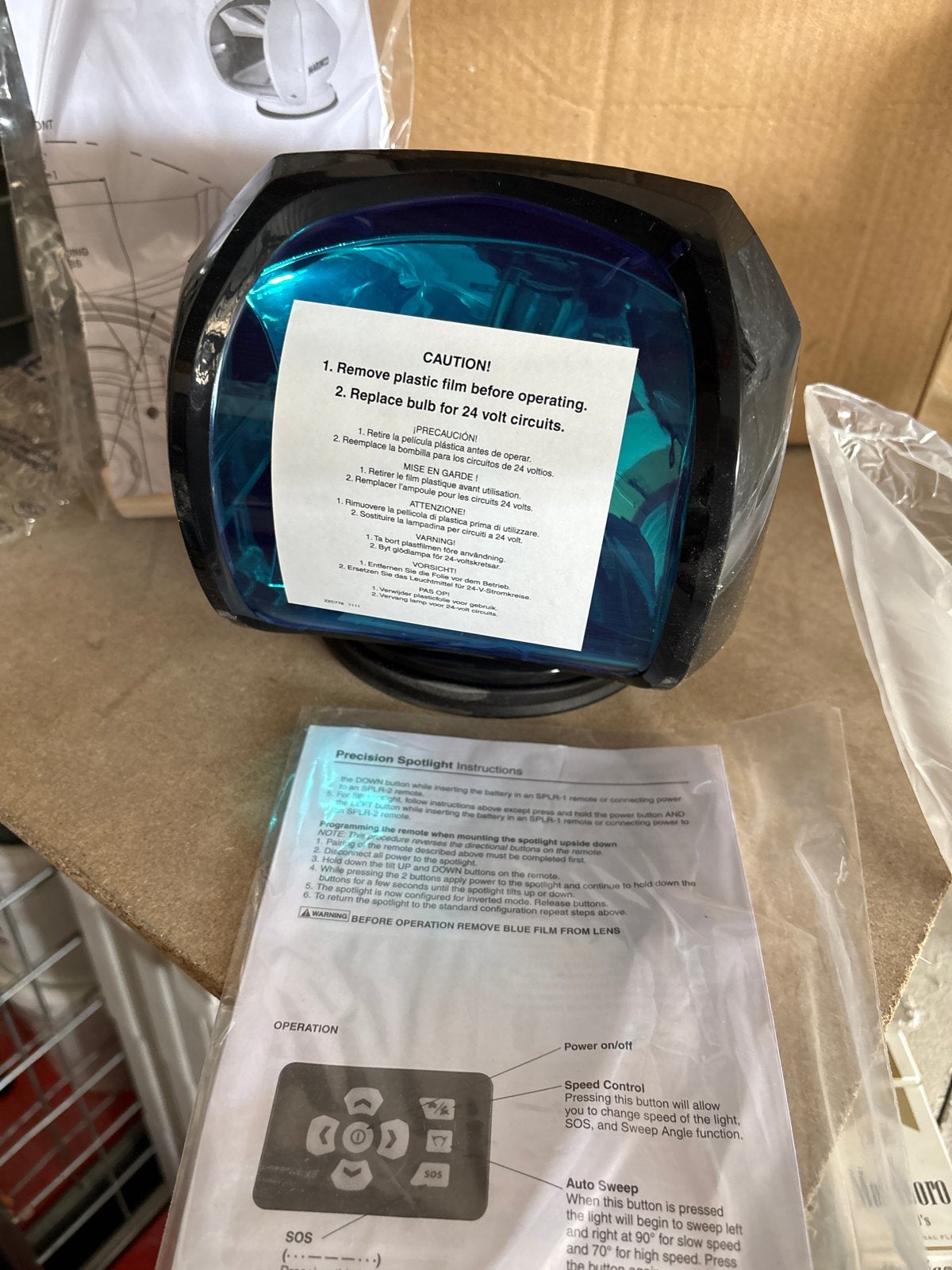 Marinco Precision Spotlight met afstandsbediening, 24V, Ophalen of Verzenden, Nieuw, Binnenverlichting