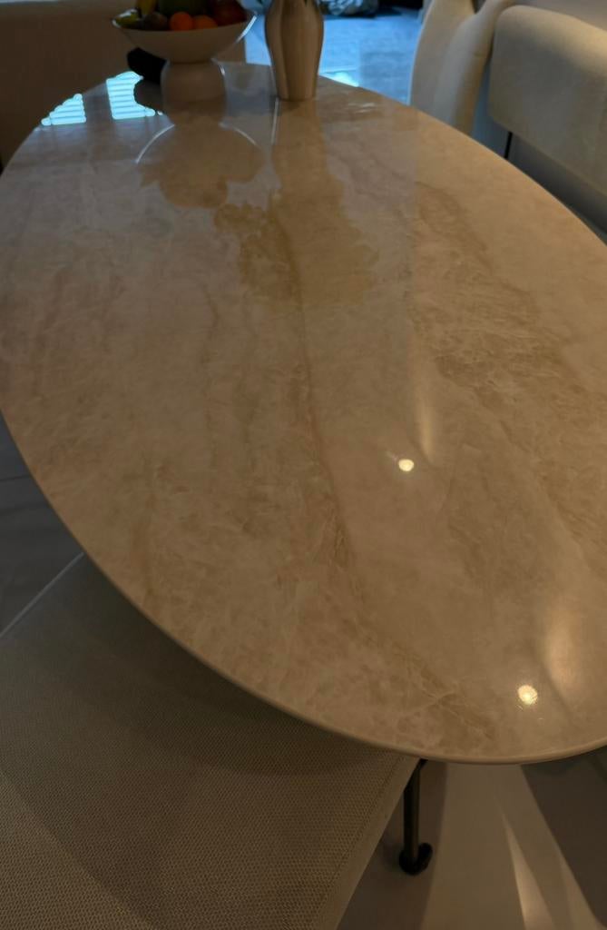 Dekton tafel blad, Huis en Inrichting, Tafels | Eettafels, 200 cm of meer, Zo goed als nieuw, Ovaal, 50 tot 100 cm