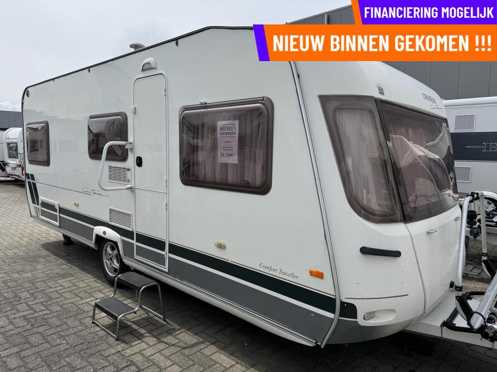 Chateau 520 CANTARA COMFORT TRAVEL, RONDZIT, ENKELE BEDDEN, Caravans en Kamperen, Caravans, Chateau, Rondzit, 7 tot 8 meter, Bedrijf