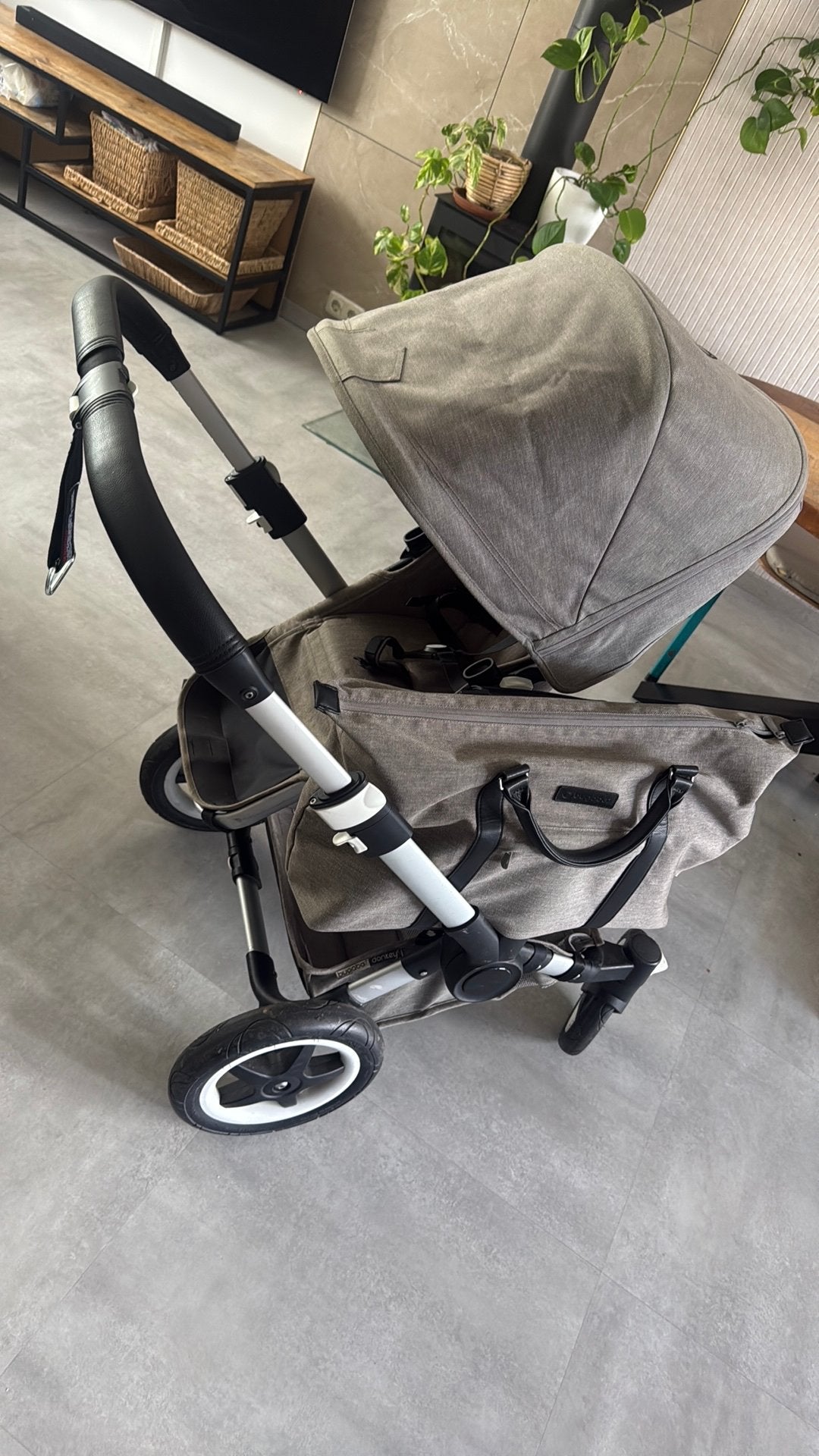 Bugaboo Donkey2 grijs/beige, Ophalen of Verzenden, Zo goed als nieuw