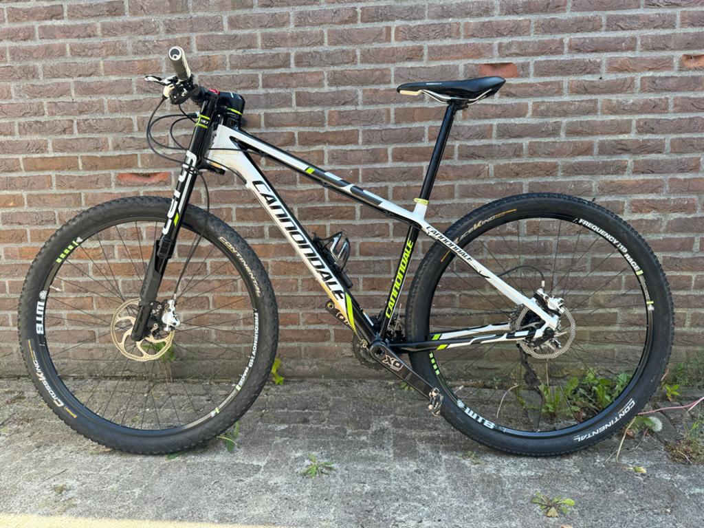 Cannondale Si Carbon 2 Mountainbike maat M, met Lefty vork, Gebruikt, Hardtail, Heren, Schijfrem