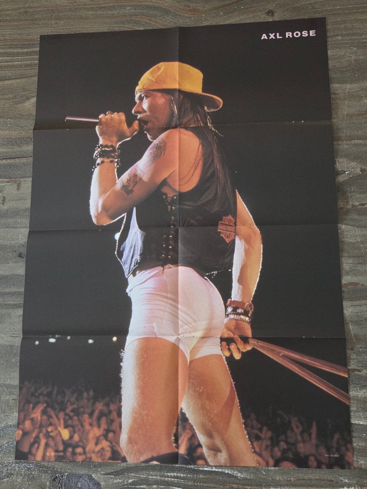 Axl Rose Poster - Guns N' Roses, Rechthoekig Staand, Ophalen of Verzenden, Zo goed als nieuw, A1 t/m A3