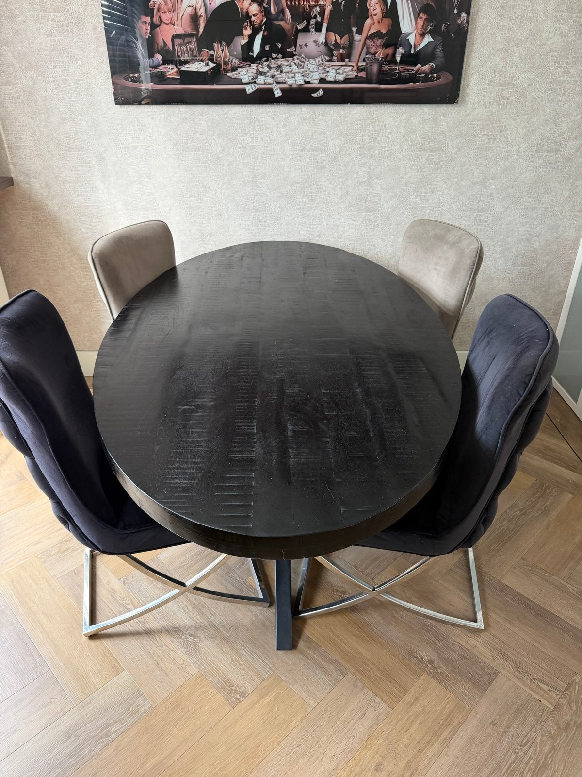 Eettafel 200x110 cm in goede staat, Gebruikt, 100 tot 150 cm, Ophalen of Verzenden, 150 tot 200 cm