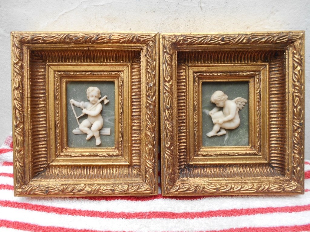 2 lystjes-CUPIDOS-ALBAST-BIGGS & SONS, Ophalen of Verzenden