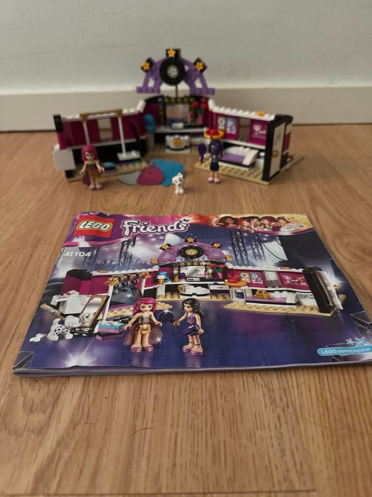 Lego Friends Popster Tourbus (41104), Ophalen of Verzenden, Zo goed als nieuw, Complete set, Lego