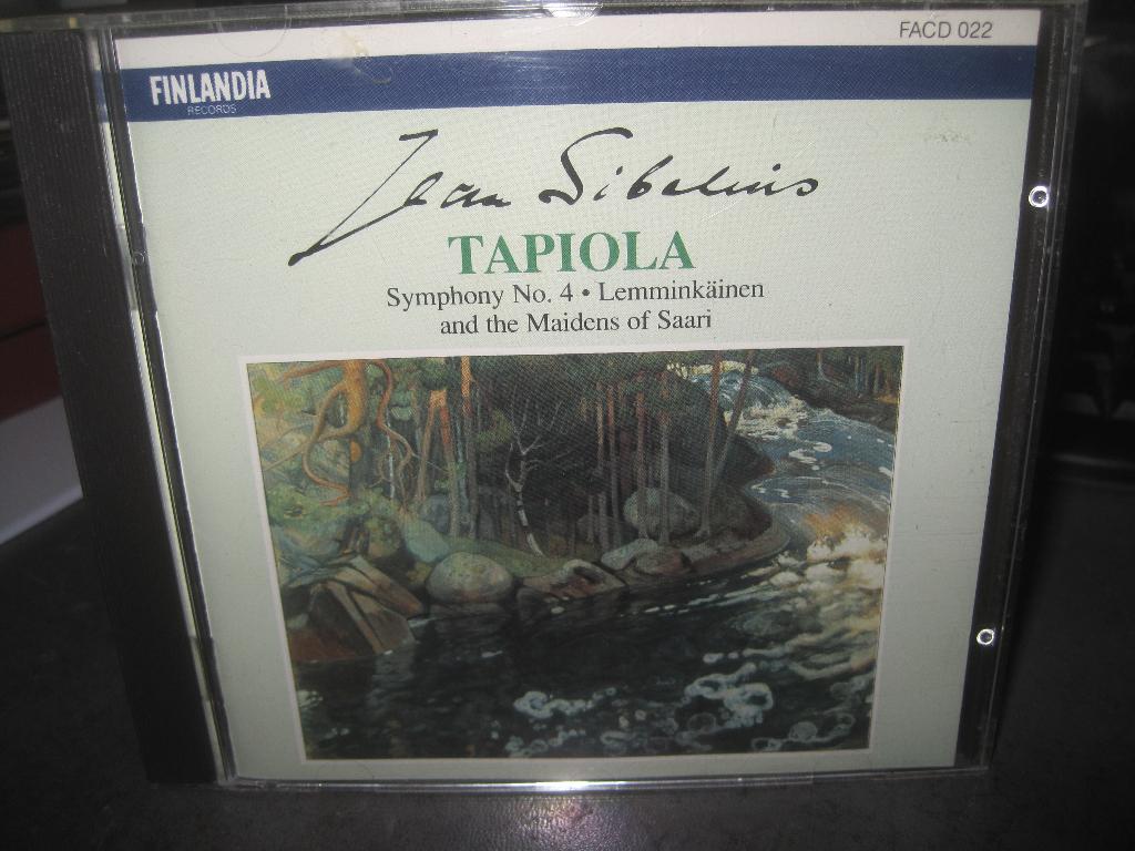 Sibelius Symphony 4 Tapiola Finnish RSO Berglund Finlandia, Ophalen of Verzenden, Classicisme, Zo goed als nieuw, Kamermuziek