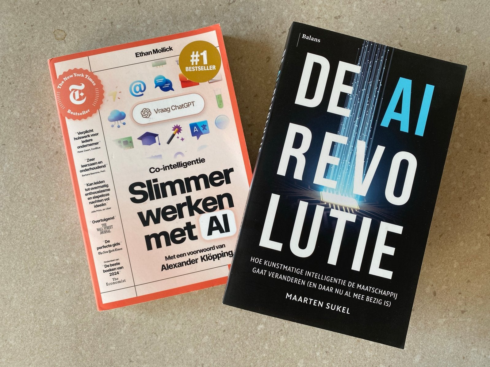 Boeken over AI: Slimmer werken met AI & De AI Revolutie, Ophalen of Verzenden, Zo goed als nieuw