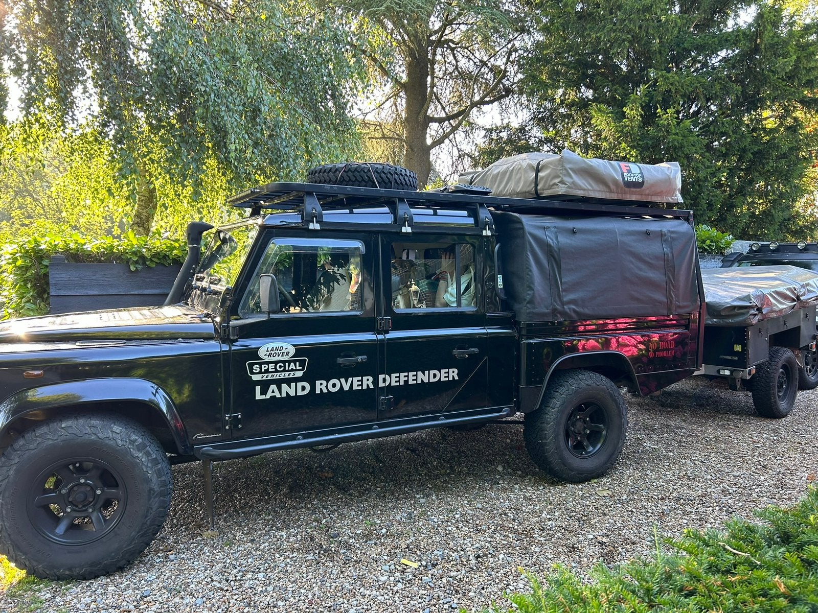 Land Rover Defender 130 bouwjr 2006, TD5, Puma deuren, Euro 5, Land Rover, Zwart, 2495 cc