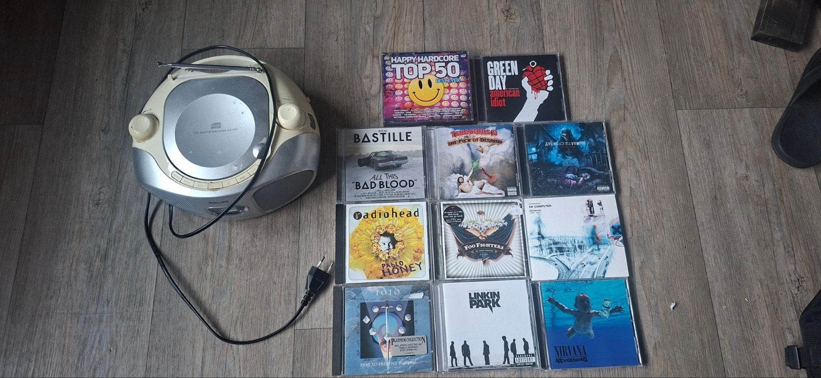 cd speler met 11 cd's, Ophalen, Gebruikt, Philips, Met radio