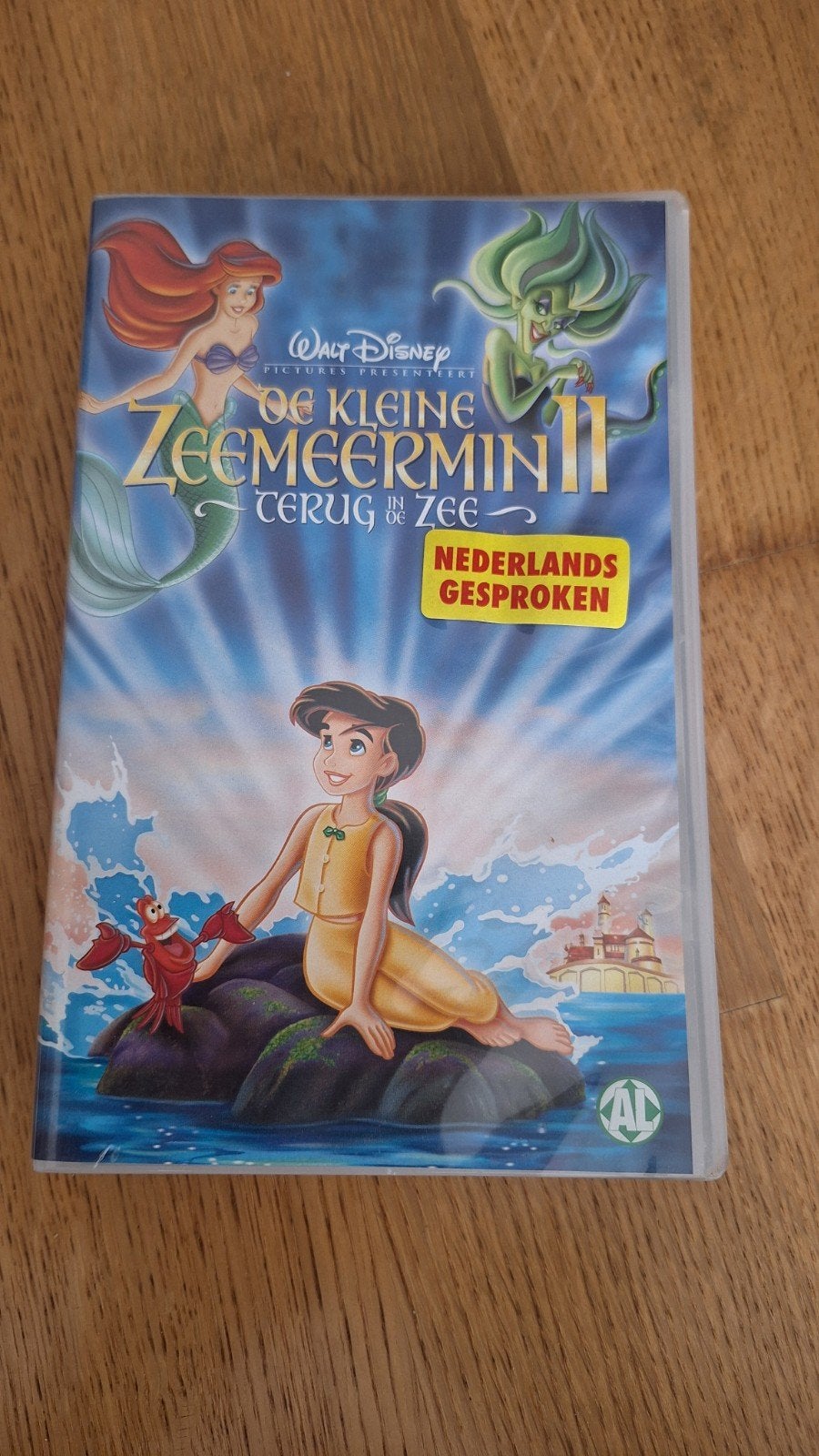 De Kleine Zeemeermin II: Terug in de Zee (VHS), Gebruikt, Alle leeftijden, Kinderfilm, VHS