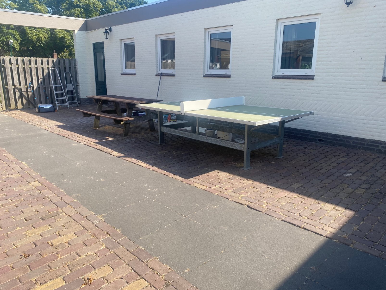 Tafeltennis tafel prima staat, Ophalen of Verzenden, Zo goed als nieuw, Tafel Outdoor, Wedstrijdformaat