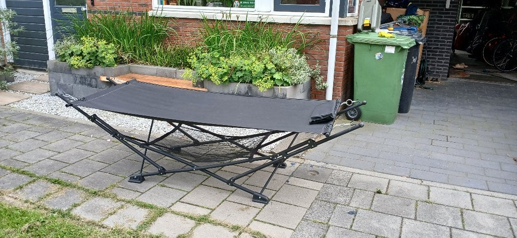 Hangmat/ligbed, Tuin en Terras, Hangmatten, Ophalen, Opvouwbaar, Gebruikt, Eenpersoons