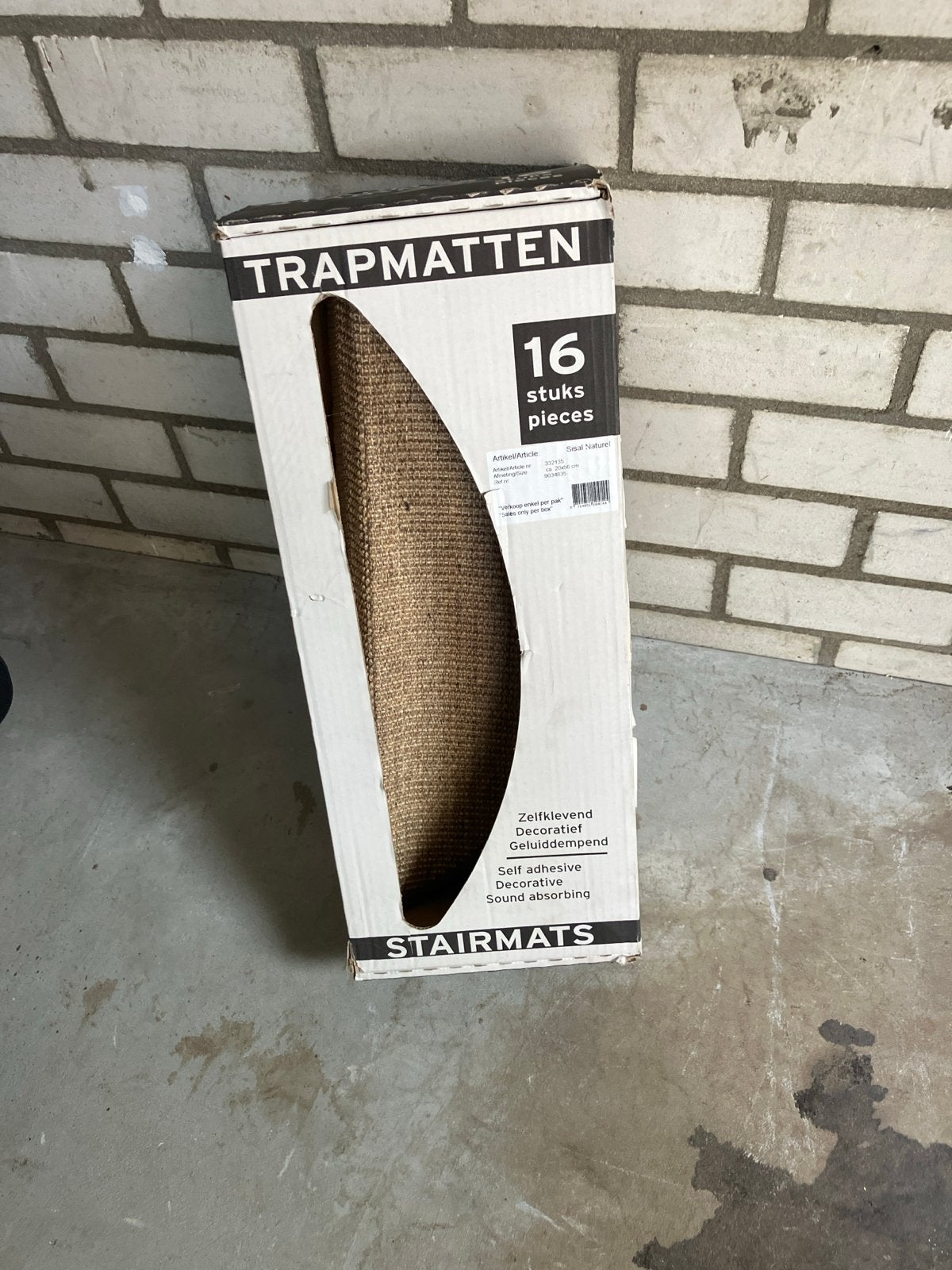 Trapmatten - Zelfklevend - 9 stuks, Huis en Inrichting, Stoffering | Tapijten en Kleden, Bruin, Nieuw, Ovaal, 50 tot 100 cm