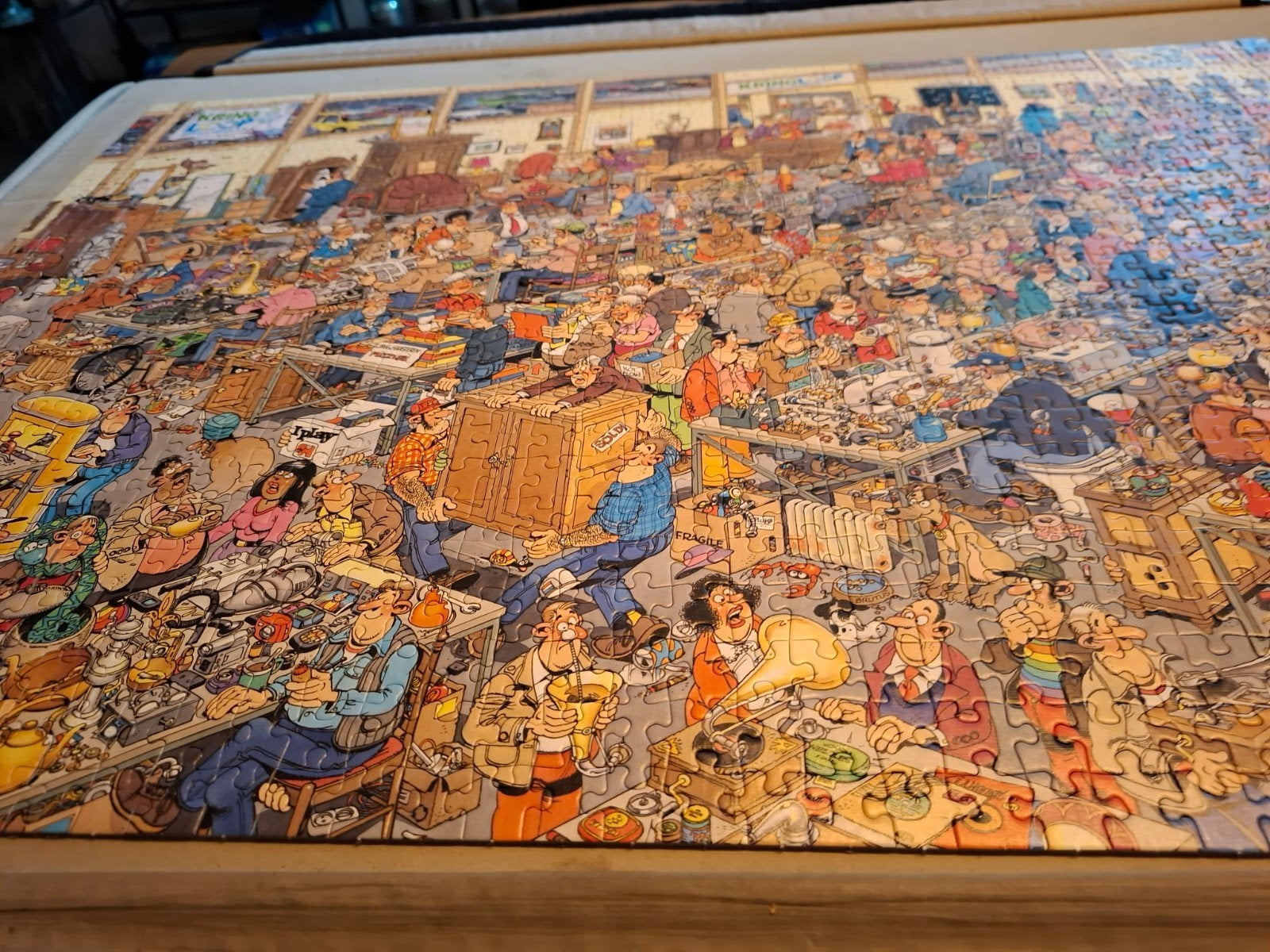 Jan van Haasteren  puzzle, Hobby en Vrije tijd, Ophalen, 500 t/m 1500 stukjes, Zo goed als nieuw