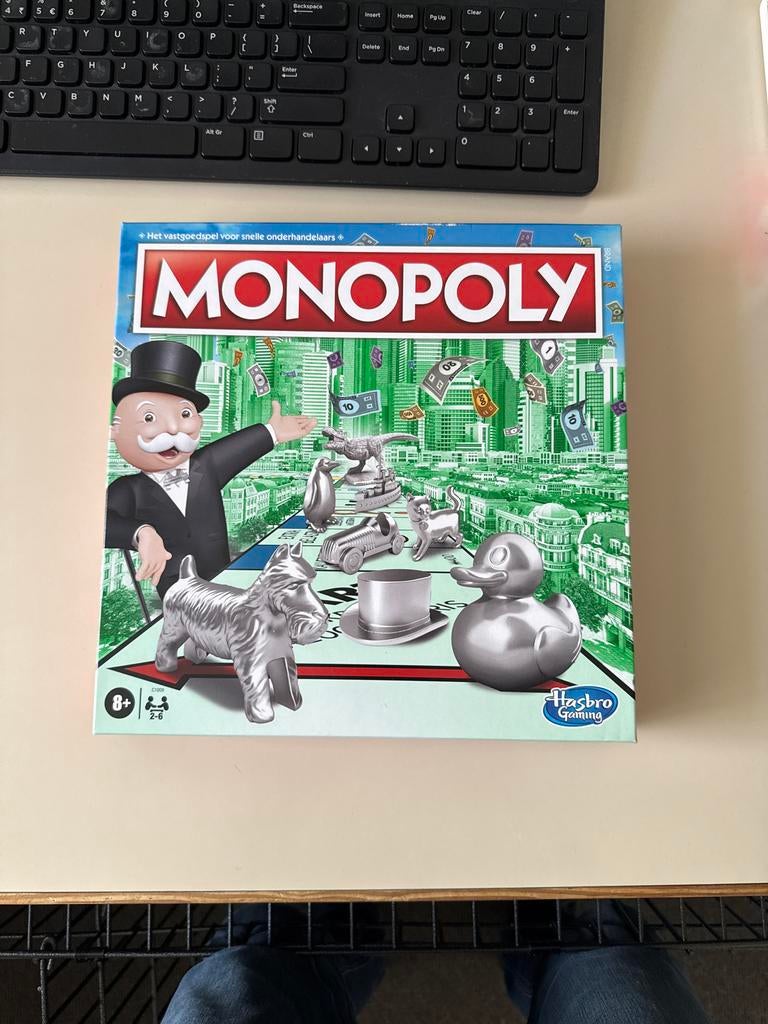 Monopoly Bordspel - Zo goed als nieuw, Drie of vier spelers, Ophalen of Verzenden, Zo goed als nieuw