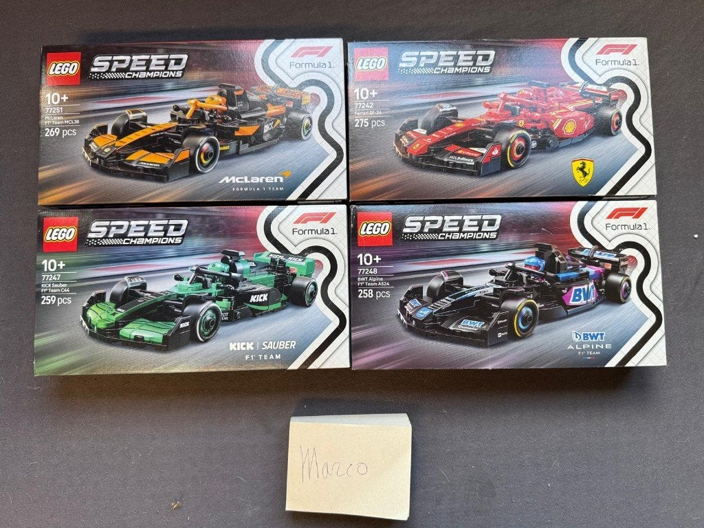 Lego F1 77251 77242 77248, Ophalen of Verzenden, Nieuw, Complete set, Lego