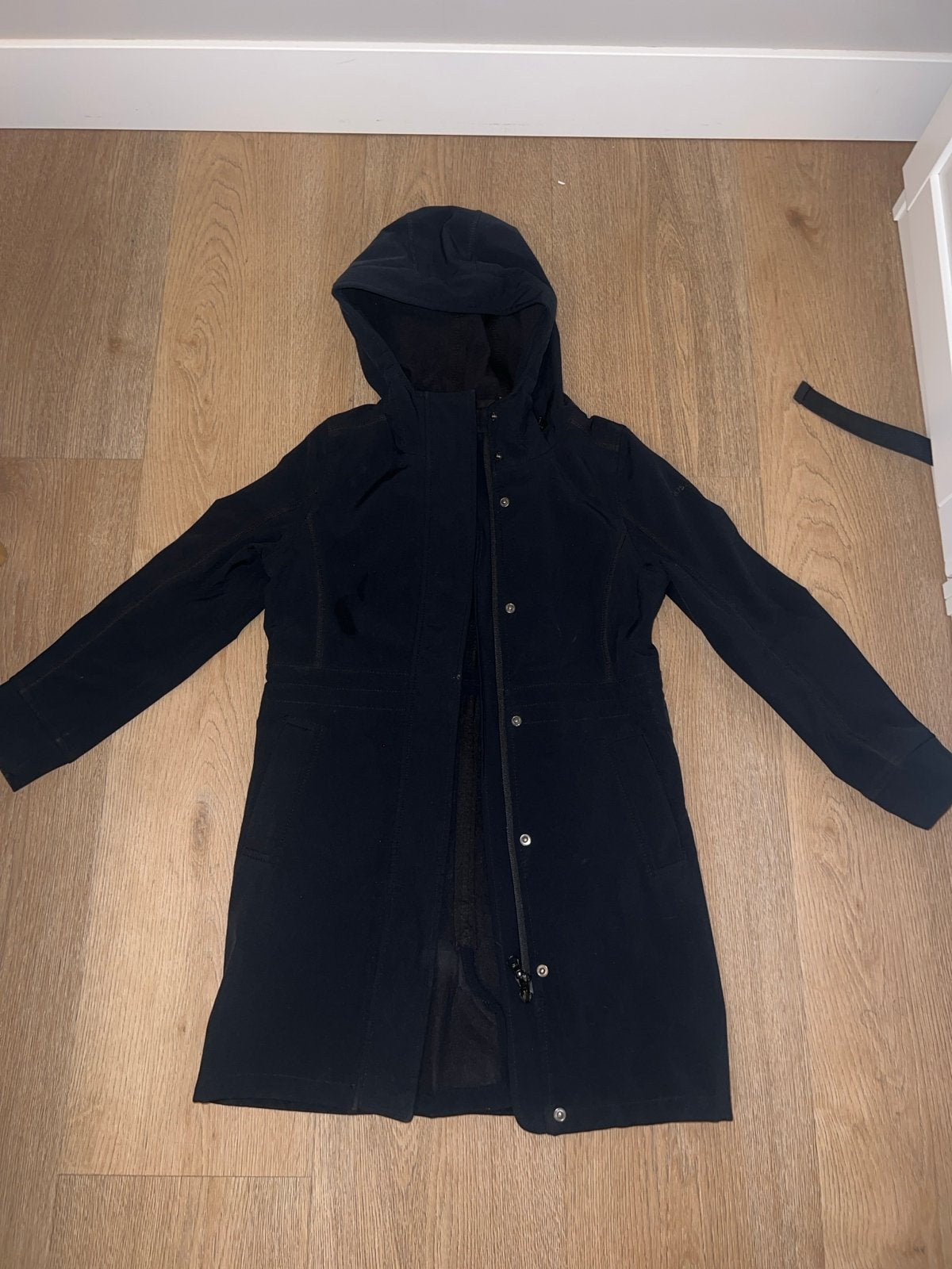 Zwarte Moscow jas maat 140, Ophalen of Verzenden, Zo goed als nieuw, Maat 34 (XS) of kleiner, Zwart
