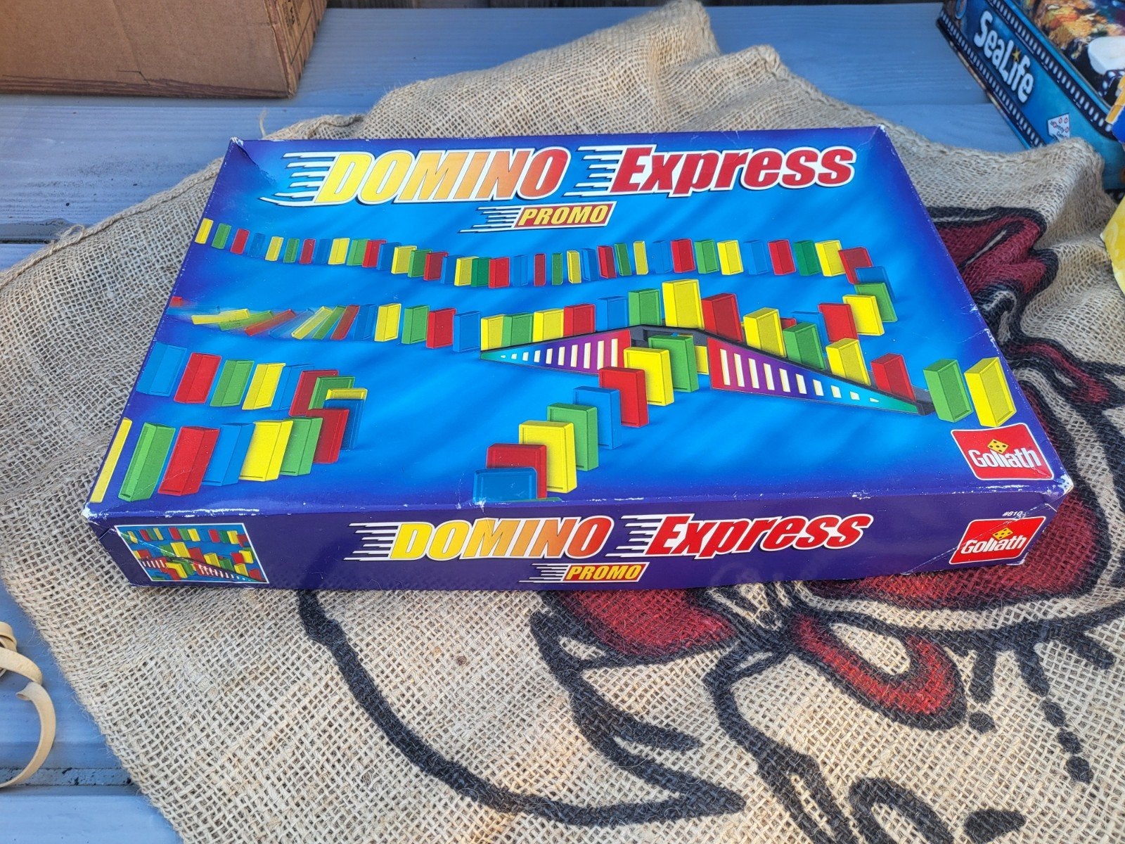 Domino Express Promo - Goliath, Gebruikt, Overige thema's, Meerkleurig, Ophalen of Verzenden
