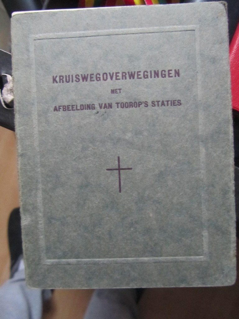 kruiswegoverwegingen met afbeeldingen  VAN  TOOROP, Ophalen of Verzenden