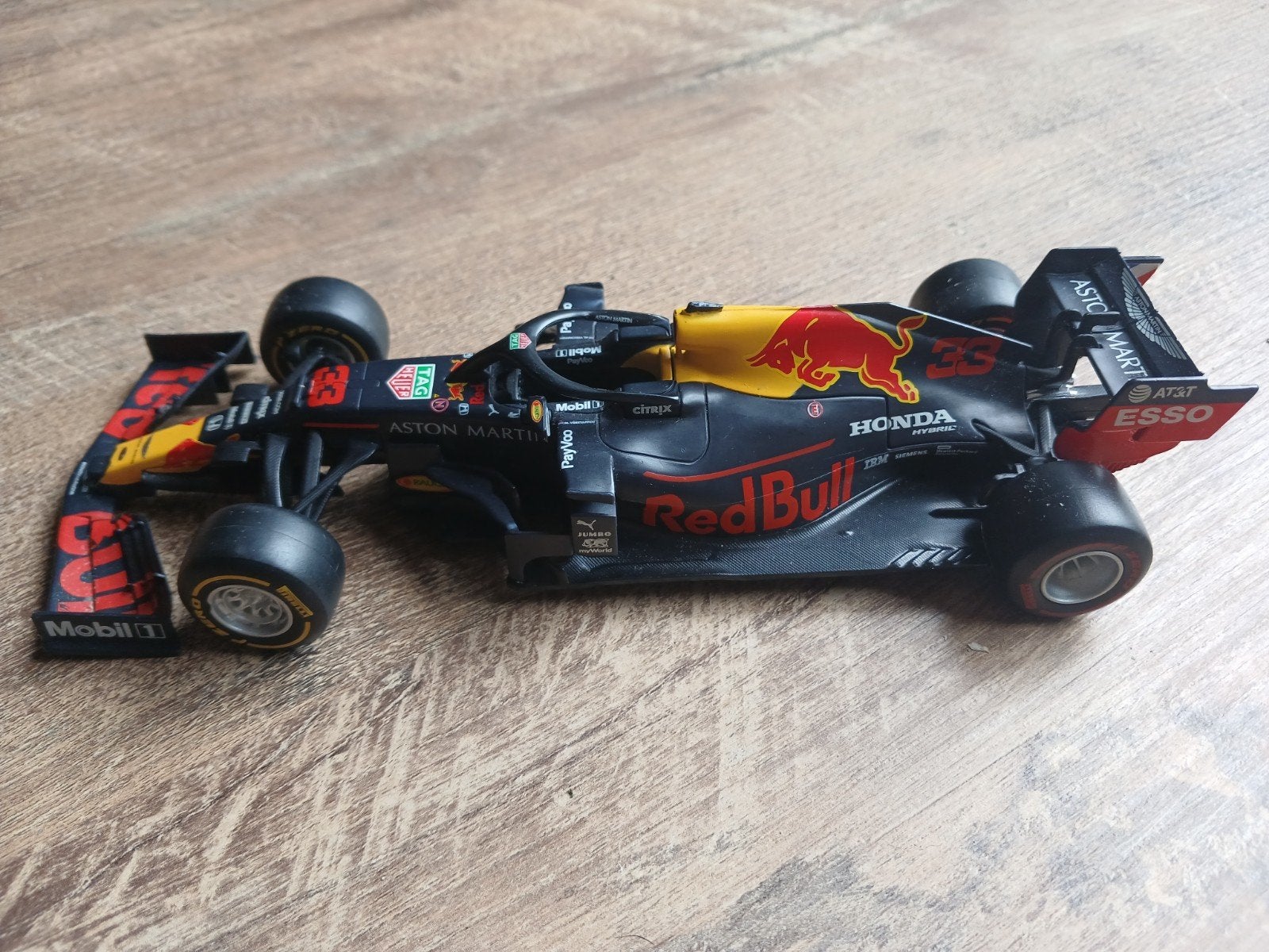 Jumbo Max Verstappen raceauto, Hobby en Vrije tijd, Modelauto's | 1:18, Ophalen of Verzenden, Zo goed als nieuw, MiniChamps