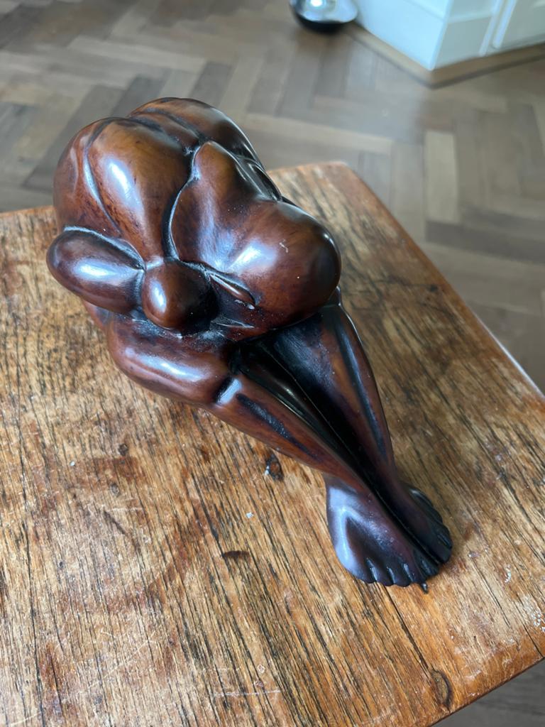Stenen beeldje van een Yogiman Orang Malu Weeping Boeddha, Ophalen of Verzenden