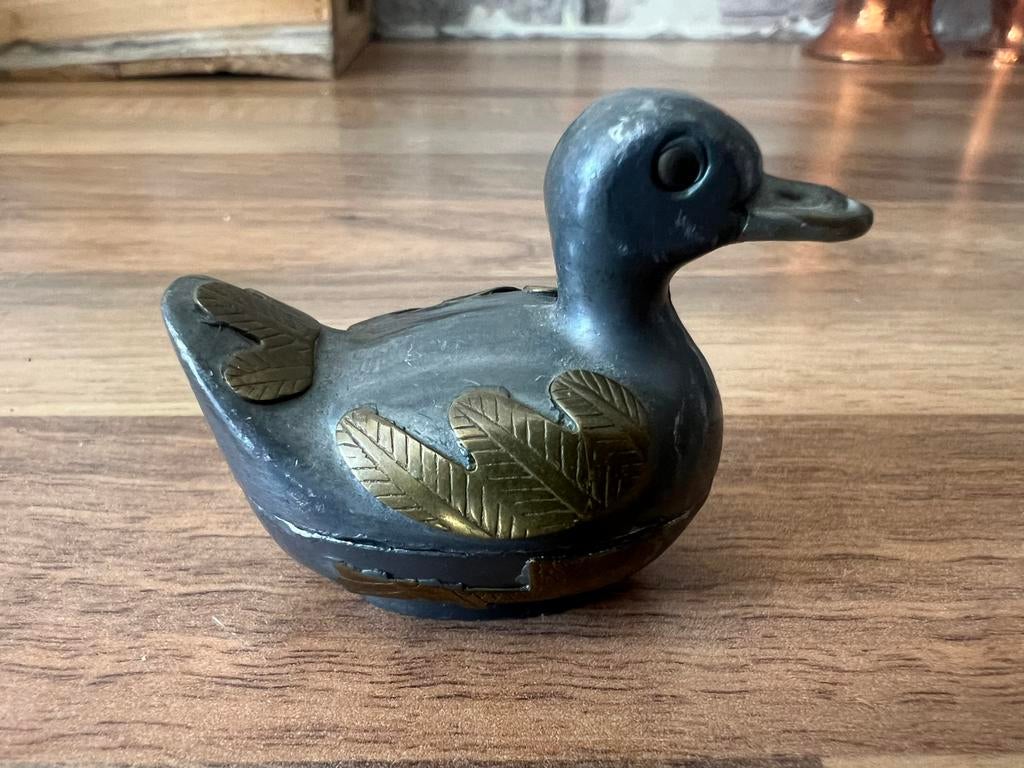 Tinnen eend bakje, Ophalen of Verzenden, Zo goed als nieuw
