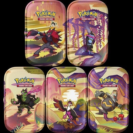 Pokémon Scarlet & Violet Shrouded Fable Mini Tin, Ophalen of Verzenden, Nieuw, Foil