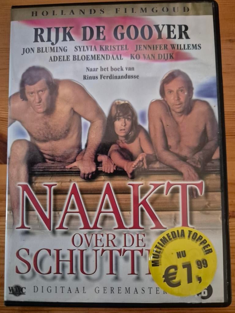 Rijk de Gooyer - Naakt over de schutting (DVD), Vanaf 12 jaar, Ophalen of Verzenden, Zo goed als nieuw, Overige genres