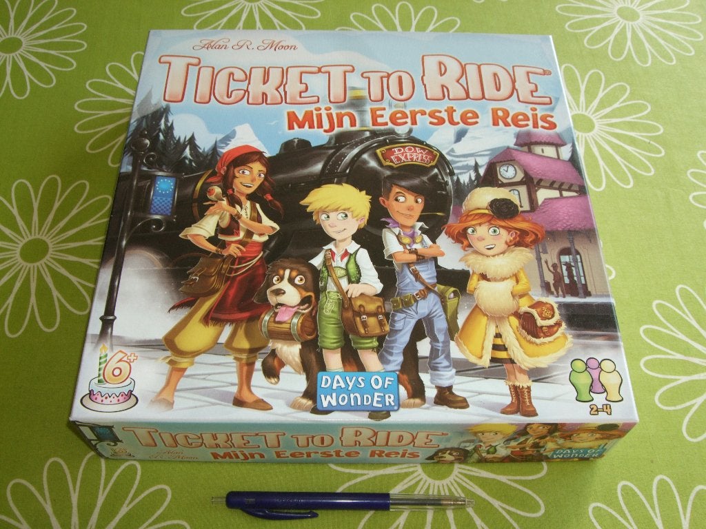 Ticket to Ride - Mijn eerste reis - voor de jongste spelers, Een of twee spelers, Ophalen of Verzenden, Zo goed als nieuw, Days of Wonder