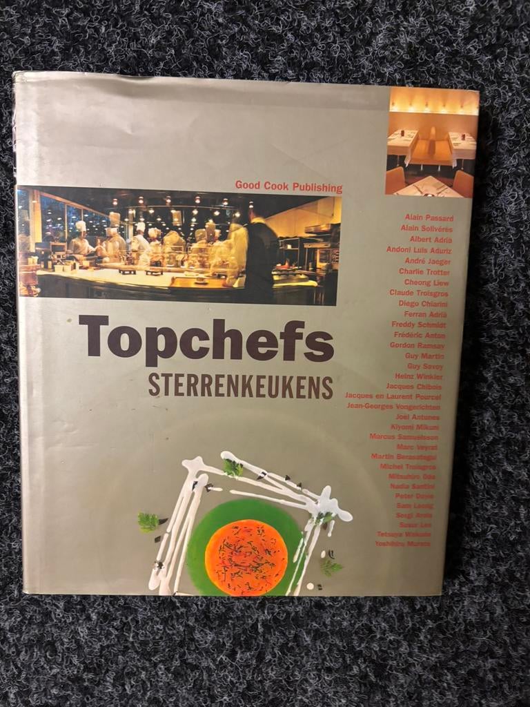 Topchefs Sterrenkeukens kookboek, Boeken, Ophalen of Verzenden, Zo goed als nieuw