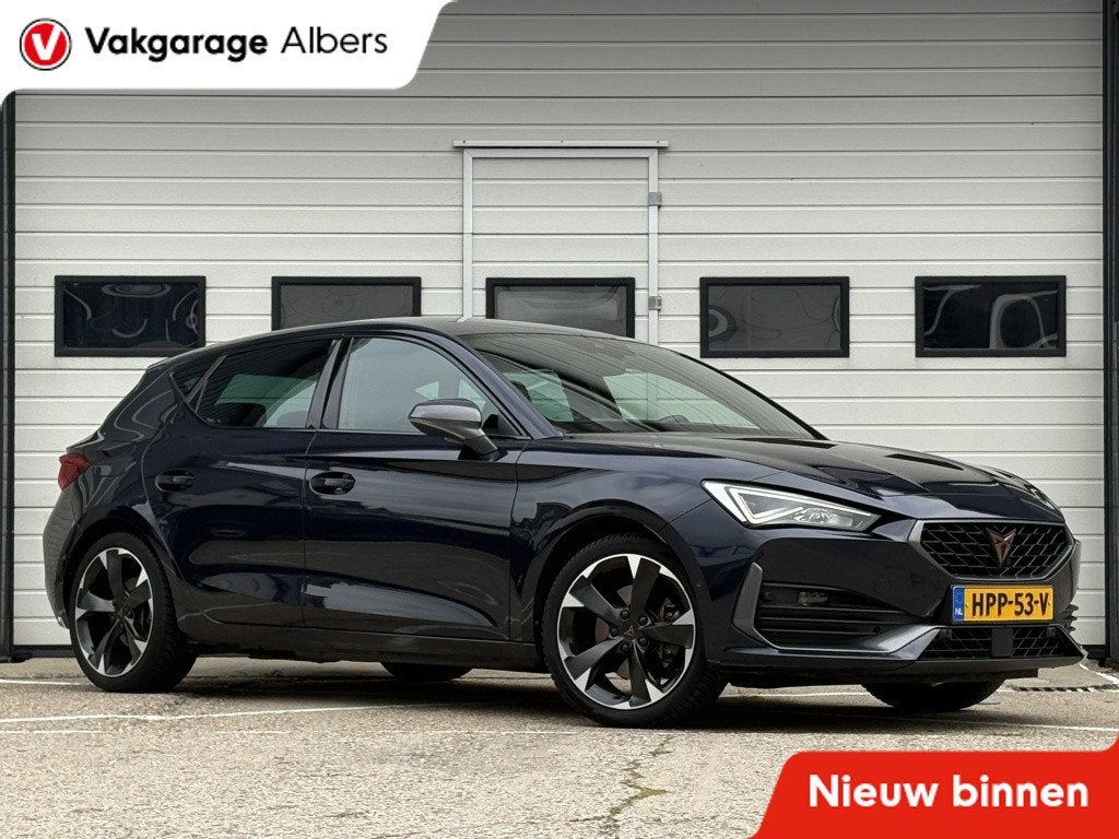 CUPRA Leon 1.4 e-Hybrid VZ Performance DSG Automaat | 245PK, Auto's, Automaat, Gebruikt, 4 cilinders, Leder en Stof