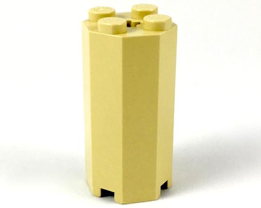 Lego Yellow Brick, Modified Octagonal 2 x 2 x 3 1/3, Gebruikt, Overige thema's, Lego, Ophalen of Verzenden