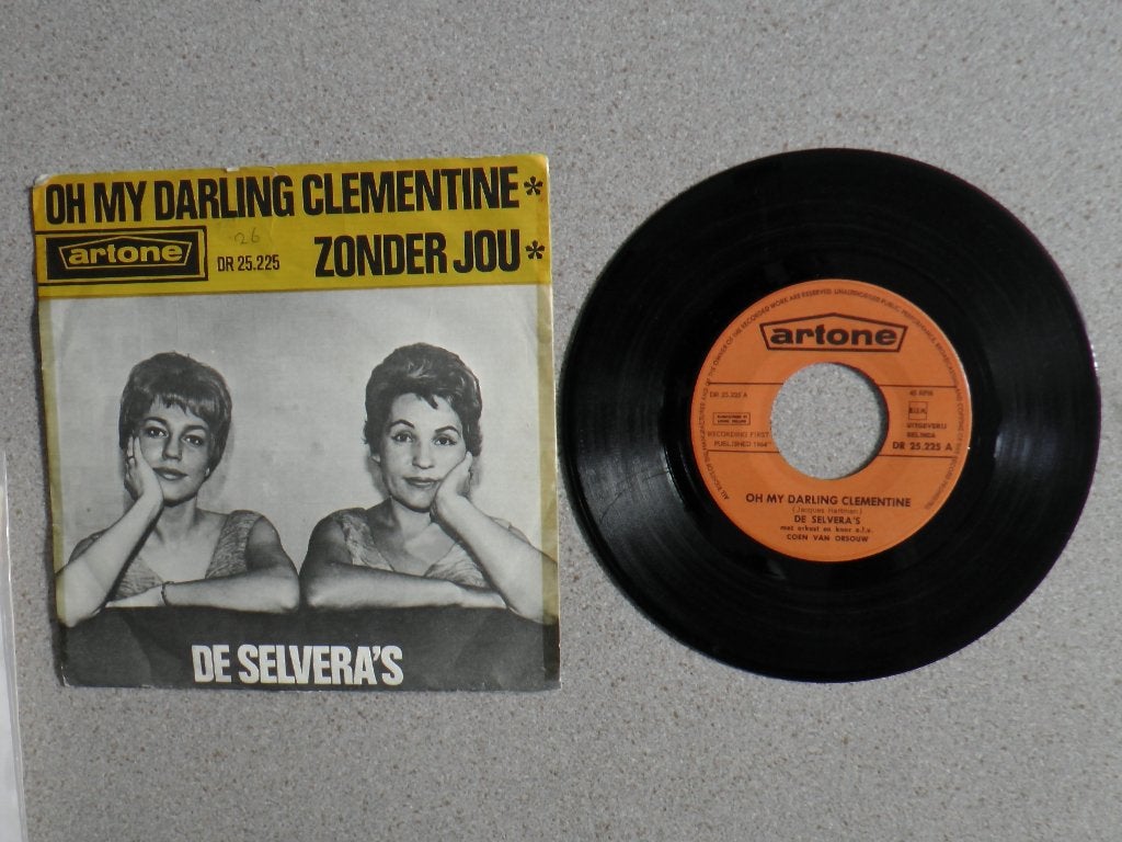 De Selvera's - Oh my darling Clemetine VINYL SINGLE, Cd's en Dvd's, Vinyl Singles, Gebruikt, 7 inch, Single, 1960 - 1969