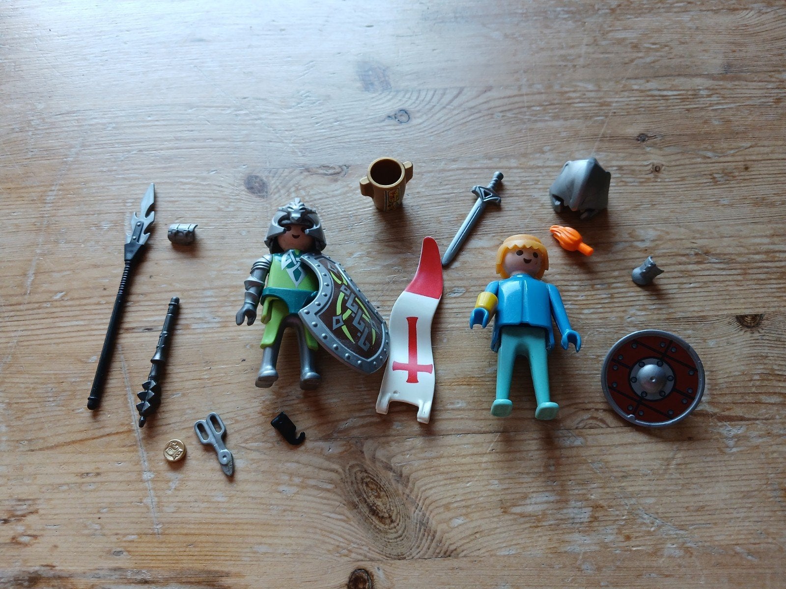 Playmobil ridder met extra's, Sieraden, Tassen en Uiterlijk, Piercings, Ophalen of Verzenden, Staal