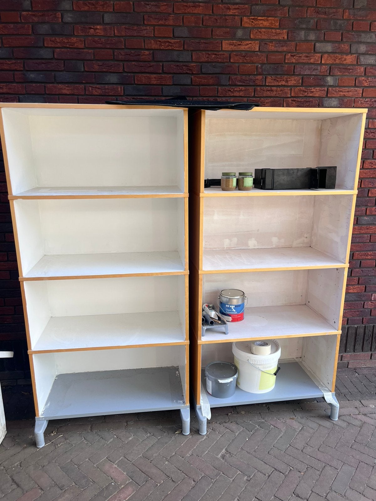 2 stelling/boekenkasten gratis, Ophalen, 50 tot 100 cm, Zo goed als nieuw, 150 tot 200 cm