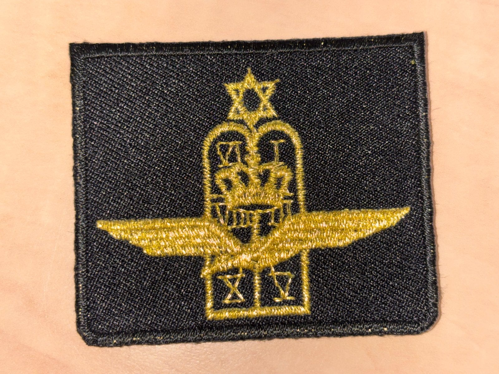 Brevet rabbijn luchtmacht, Verzenden, Luchtmacht, Overige gebieden, Embleem of Badge